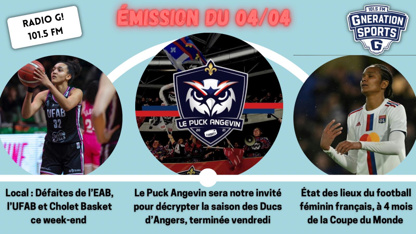 G!nération sports du 04 04 2023 Emission sportive locale et nationale G!nération sports du 04 04 2023