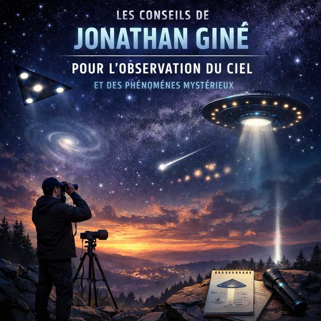 Un Autre Regard, L'émission paranormale sur Radio G Les Conseils de Jonathan Giné pour bien observer le ciel et témoigner de son observation ovni