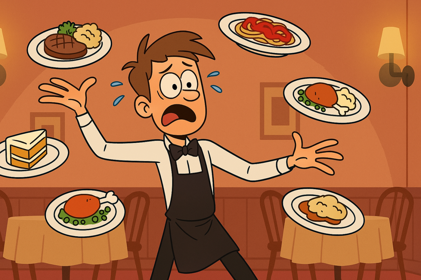 La Drôle de Vie  La Drôle de Vie - 005 - Travailler en restauration