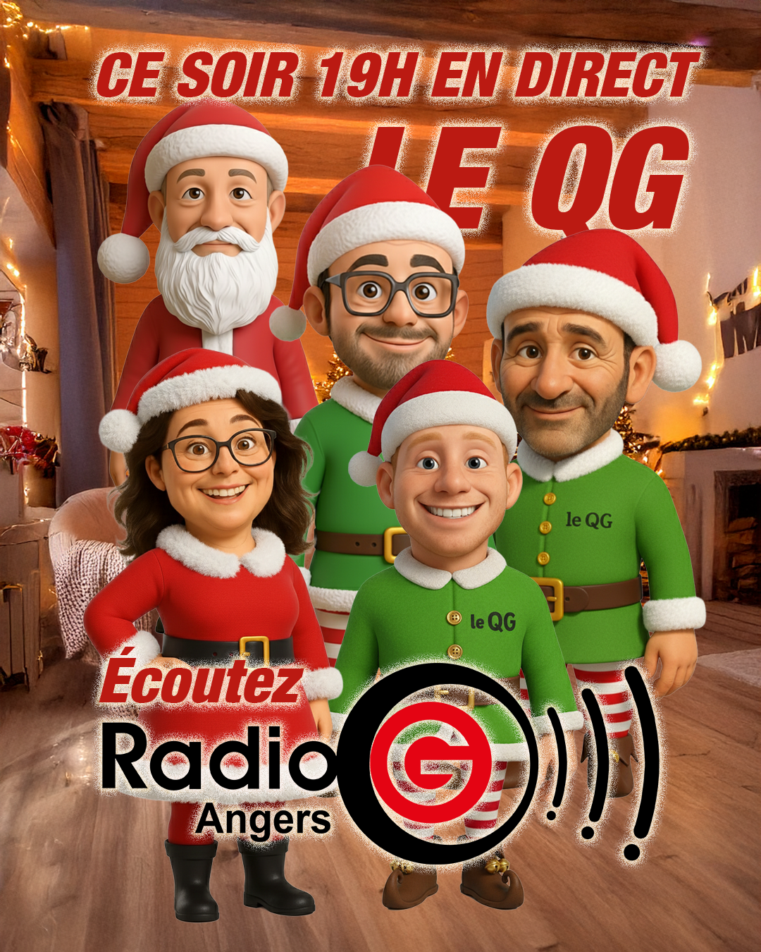 Le QG, le programme radio de jeux de Radio G! Le QG, le programme radio de jeux de Radio G! du 23 12 2025