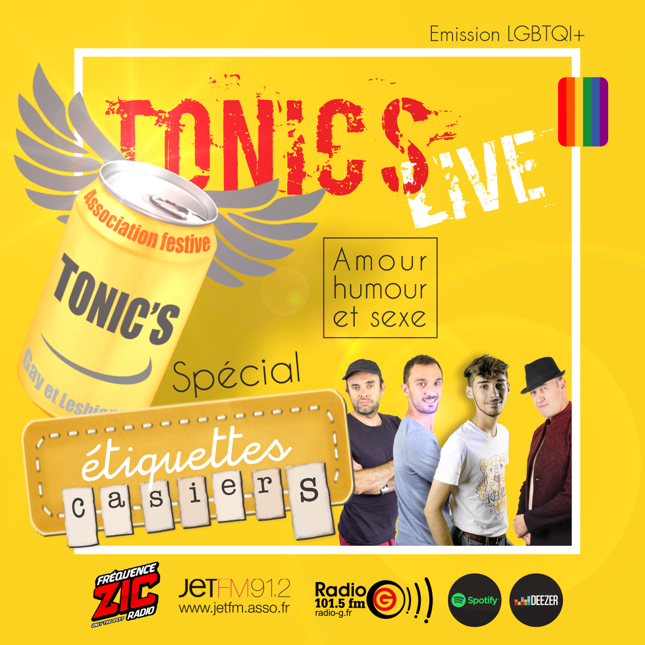 Emission gay et lesbienne Tonic&#039;s Live Tonic's Live du 01 10 2020