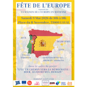 La fête de l'Europe du 9 mai 2026 Instant Europe La f&ecirc;te de l'Europe du 9 mai 2026